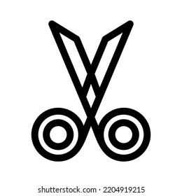 scissors icon or logo isolated sign symbol vector illustration - high quality black style vector icons
