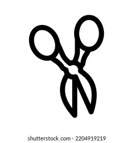 scissors icon or logo isolated sign symbol vector illustration - high quality black style vector icons
