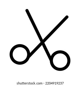 scissors icon or logo isolated sign symbol vector illustration - high quality black style vector icons
