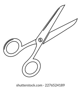 Icono de tijeras o logotipo aislado símbolo de signo ilustración vectorial. elemento de diseño web