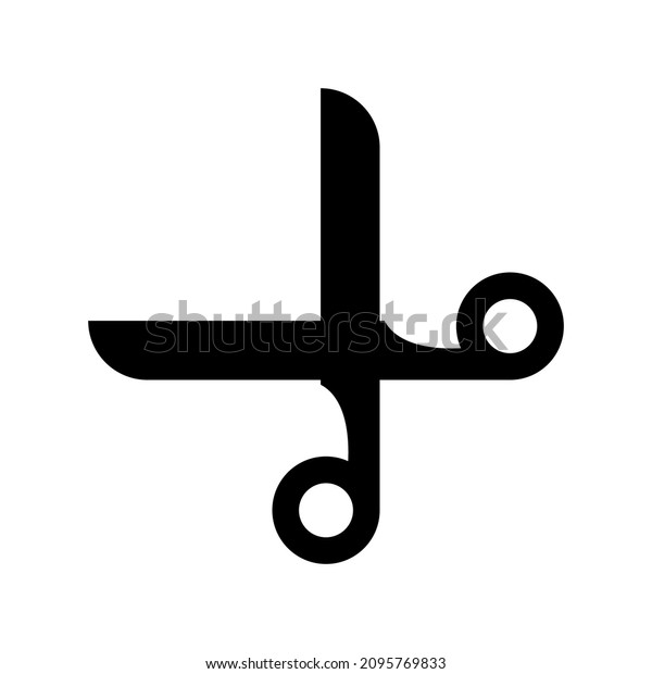 scissors icon or logo\
isolated sign symbol vector illustration - high quality black style\
vector icons\
