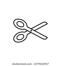Scissors icon logo sign set vector outline