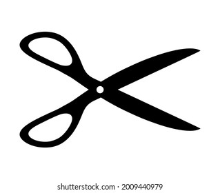 icono de tijeras sobre fondo blanco