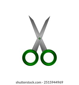 Scissors icon on white background. Vector illustration.