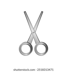 Scissors icon on white background. Vector illustration.