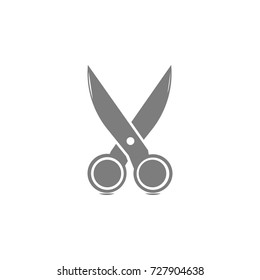 scissors Icon on white background