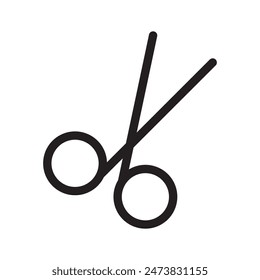 Scissors Icon Perfect for Crafting and Cutting Illustrations