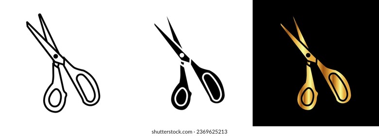 The Scissors icon represents a versatile tool used for cutting various materials with precision.