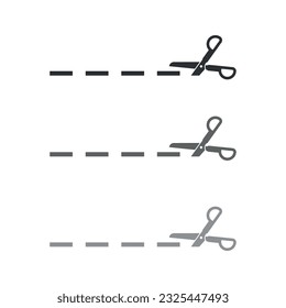 Scissors Icon Set Vector Design. 