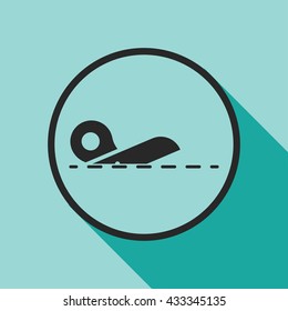 scissors icon. scissors sign