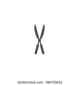 scissors icon. sign design
