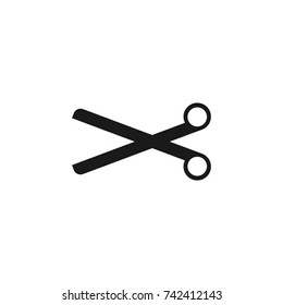 scissors icon. sign design