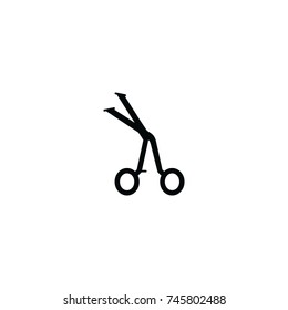 scissors icon. sign design