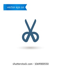 scissors. scissors icon. sign design. Vector EPS 10.