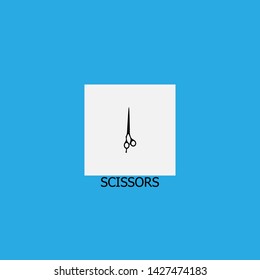 scissors icon sign signifier vector