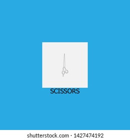 scissors icon sign signifier vector