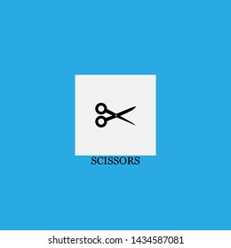 scissors icon sign signifier vector