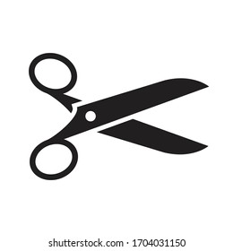 Scissors icon, scissors sign vector graphic.