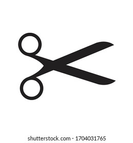 Scissors icon, scissors sign vector graphic.