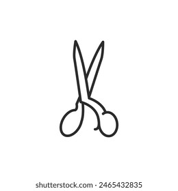 Scissors icon. Simple Scissors icon for social media, app, and web design. Vector illustration