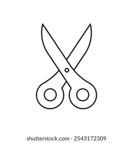 Scissors icon. simple vecor icon.