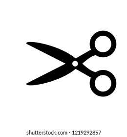 Scissors icon, stock vector illustration, isolated symbol
