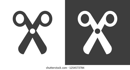 scissors icon stock vector illustration