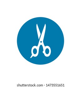 Scissors icon. Stock vector illustration flat design style. EPS10.