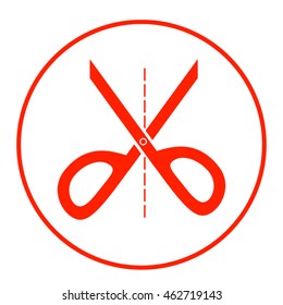 scissors icon stock vector illustration
