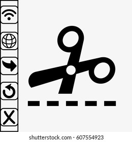 scissors icon stock vector illustration