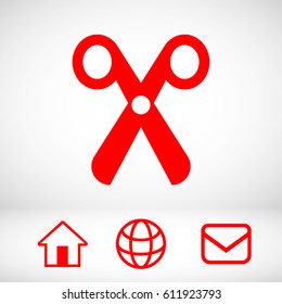 scissors icon stock vector illustration