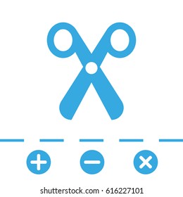 scissors icon stock vector illustration