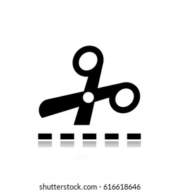 scissors icon stock vector illustration