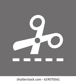 scissors icon stock vector illustration