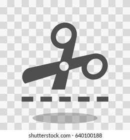 scissors icon stock vector illustration