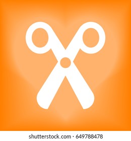 scissors icon stock vector illustration