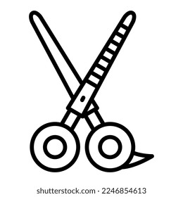 Scissors icon, suitable for a wide range of digital creative projects. 