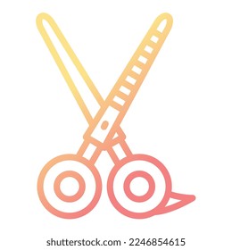 Scissors icon, suitable for a wide range of digital creative projects. 