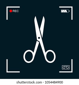 Scissors icon symbol