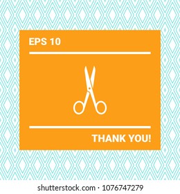 Scissors icon symbol