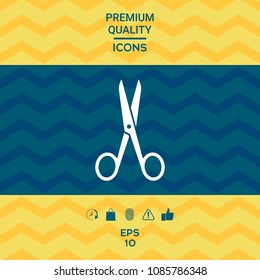 Scissors icon symbol