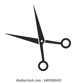 scissors icon symbol sign, vector, eps 10