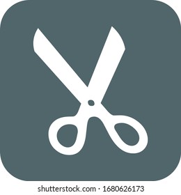 Scissors icon. Scissors symbol. Vector illustration