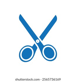 Scissors icon Thin line illustration set