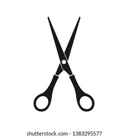 Scissors icon in trendy flat style. Scissors symbol vector illustration for website design, app and UI design.