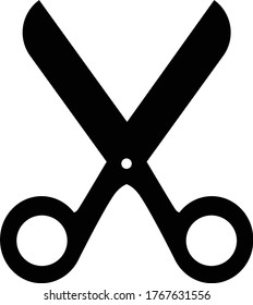 Scissors icon in trendy flat style isolated on background. Scissors icon page symbol for your web site design Scissors icon logo, app, UI. Scissors icon Vector illustration, EPS10.