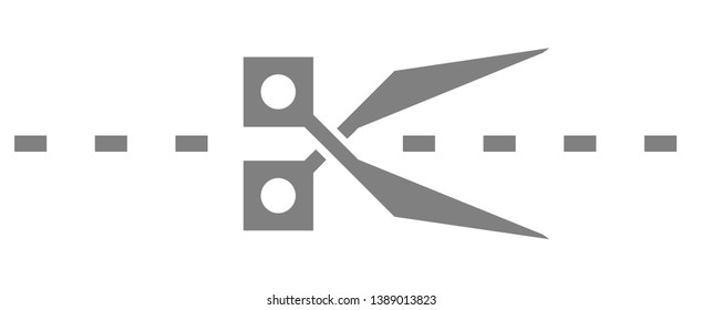 Scissors icon in trendy outline style design. Vector graphic illustration. Scissors icon for website design, logo, and ui. Editable vector stroke.