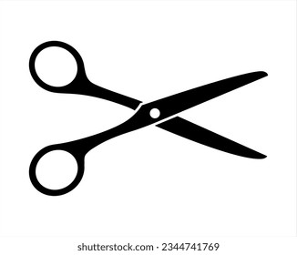 Scissors icon, vector 10 eps.