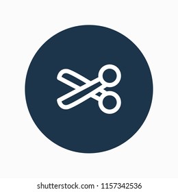 scissors icon vector
