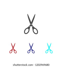 Scissors icon vector